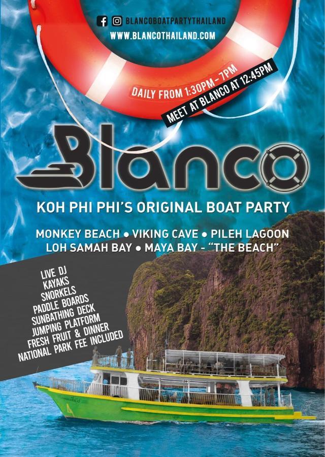 Blanco Beach Bar Hostel Phi Phi Islands Esterno foto